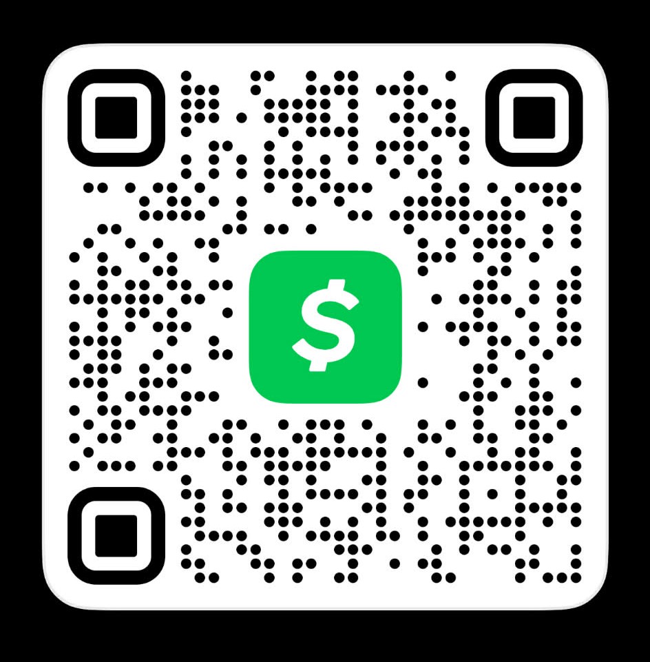 Cash App donation QR code